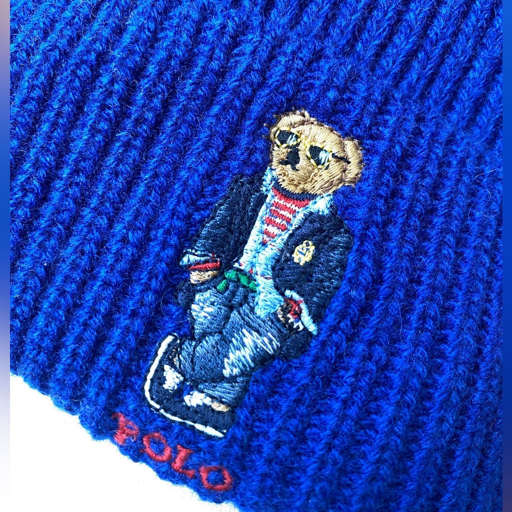 Ralph Lauren Polo Bear beanie hat